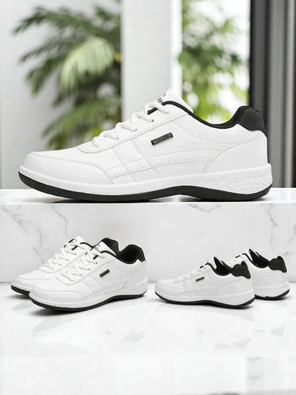 Theodore | Wasserdichte Orthopädische Turnschuhe mit Ergonomischer Unterstützung für Damen und Herren | Weiß