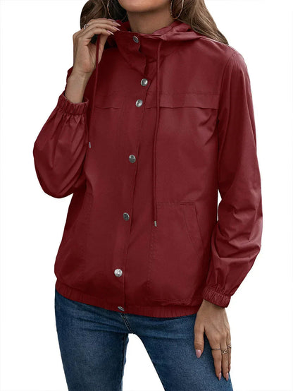 Trenchcoat Damen | Wasserabweisend, Mit Kapuze | Reguläre Passform | 0