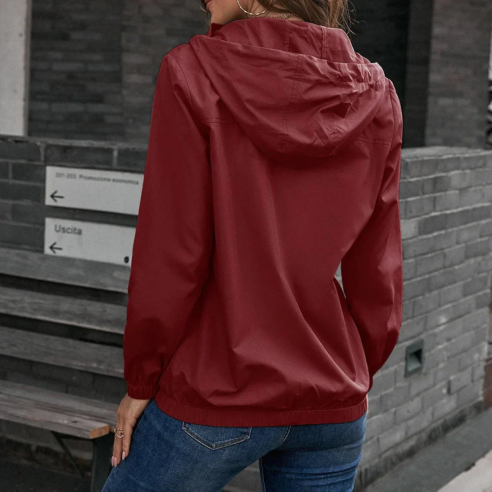 Trenchcoat Damen | Wasserabweisend, Mit Kapuze | Reguläre Passform | 1