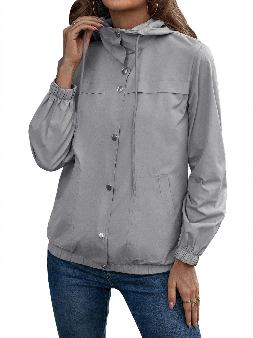 Trenchcoat Damen | Wasserabweisend, Mit Kapuze | Reguläre Passform | 4