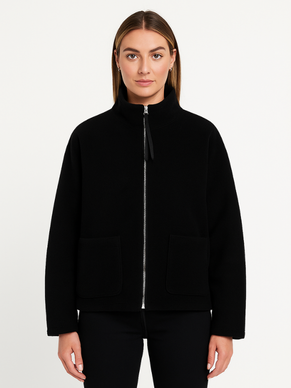 Übergroße Sherpa-Fleecejacke für Damen | Winter