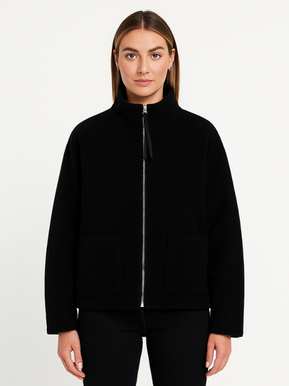Übergroße Sherpa-Fleecejacke für Damen | Winter