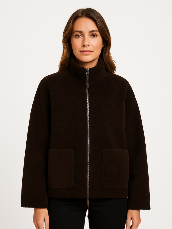 Übergroße Sherpa-Fleecejacke für Damen | Winter 3