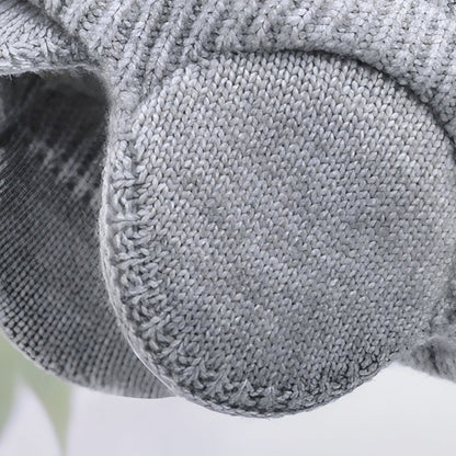 Unisex-Wintermütze | Gestrickt mit Ohrenklappen und Schirm 8