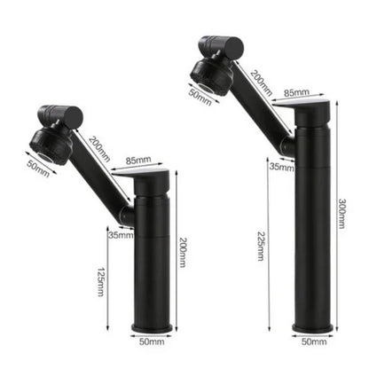 360° Drehbarer Wasserhahn mit 2-in-1 Sprühkopf – Flexibel für Küche & Bad