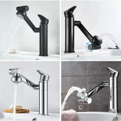 360° Drehbarer Wasserhahn mit 2-in-1 Sprühkopf – Flexibel für Küche & Bad