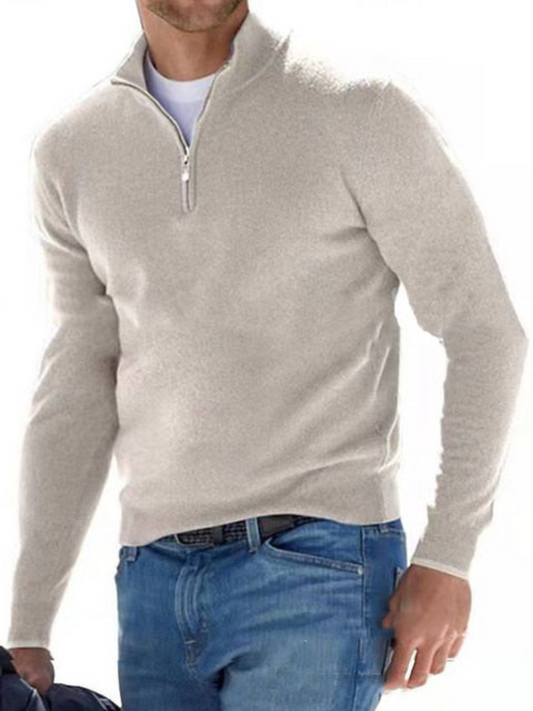 V-Ausschnitt, Herren-Strickpullover | Normale Passform 0