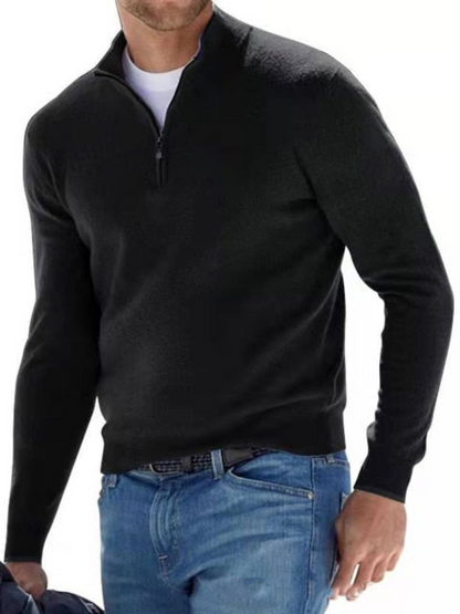 V-Ausschnitt, Herren-Strickpullover | Normale Passform
