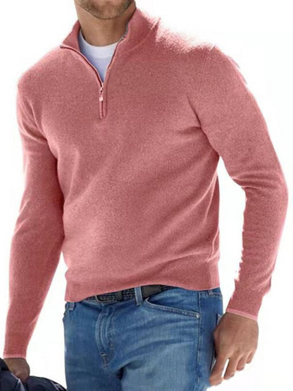 V-Ausschnitt, Herren-Strickpullover | Normale Passform