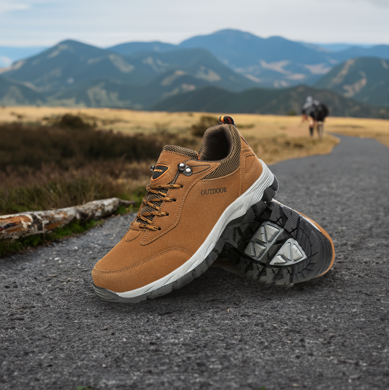 Wanderschuhe für Herren | Wasserfest, Atmungsaktiv | Antirutschsohle 1
