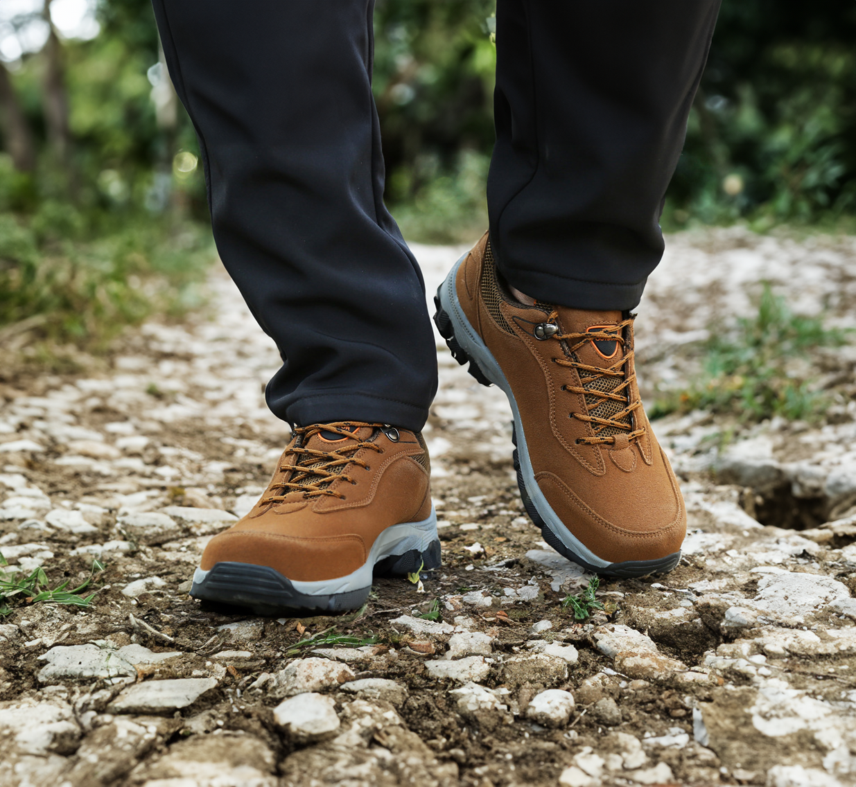 Wanderschuhe für Herren | Wasserfest, Atmungsaktiv | Antirutschsohle 4