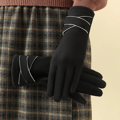 Warme Handschuhe für Damen, Winddicht, Samt | Winter 3