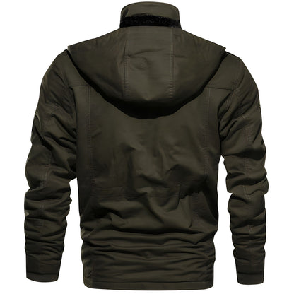 Wasserdichte Jacke für Herren | Kapuze, Fleecefutter 2