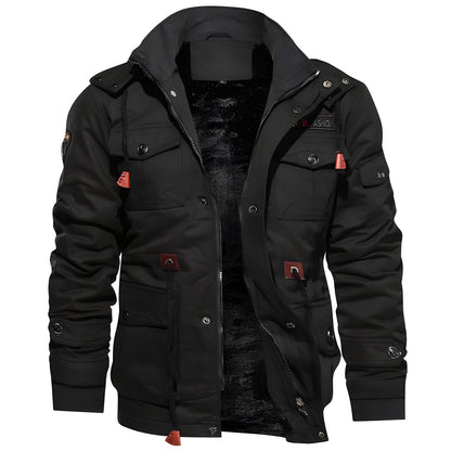 Wasserdichte Jacke für Herren | Kapuze, Fleecefutter 4