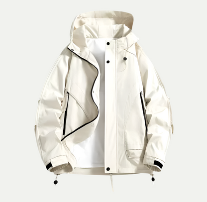 Wasserdichte Jacke für Herren | Leicht mit verstellbarer Kapuze 2