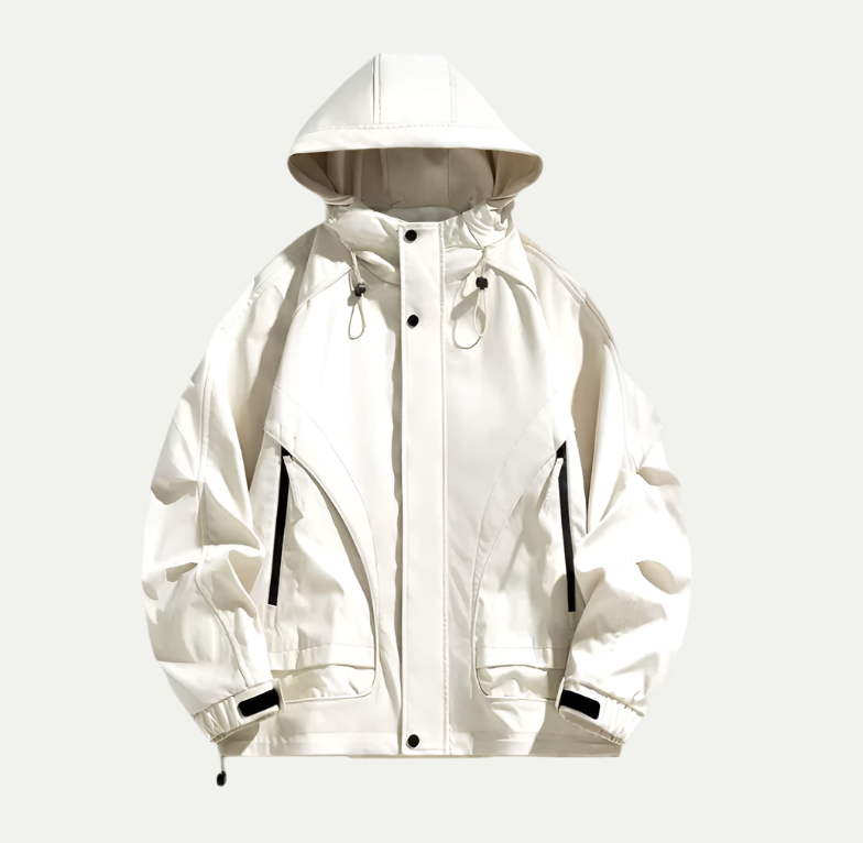 Wasserdichte Jacke für Herren | Leicht mit verstellbarer Kapuze 3