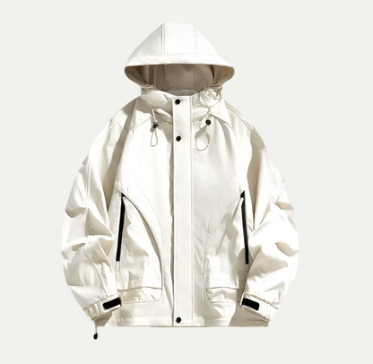 Wasserdichte Jacke für Herren | Leicht mit verstellbarer Kapuze 3
