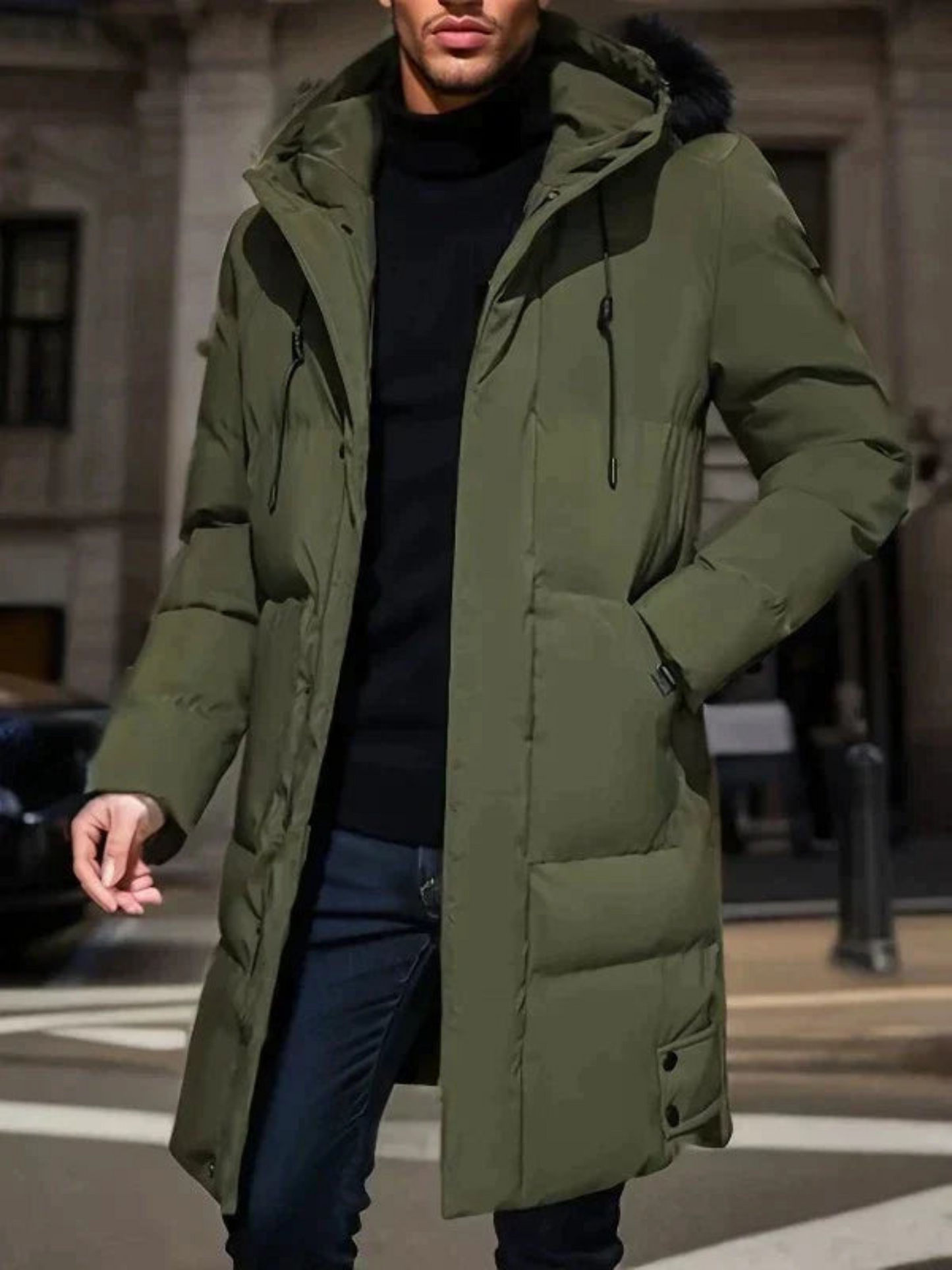 Wasserdichte Parkajacke für Herren | Winter 2