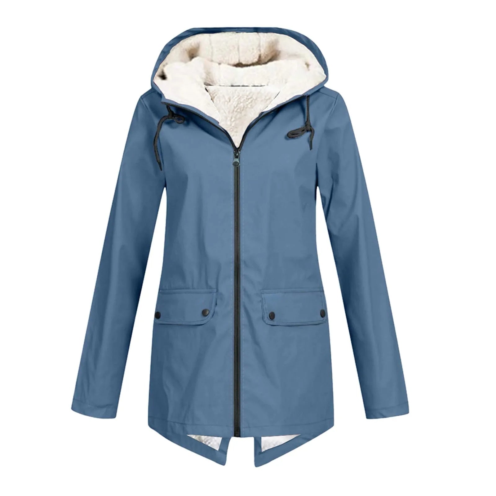 Wasserdichte Regenjacke für Damen | Kapuze, funktionales Design