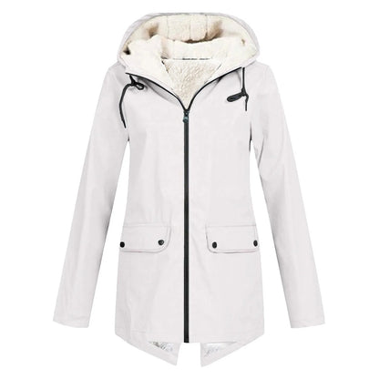 Wasserdichte Regenjacke für Damen | Kapuze, funktionales Design 5