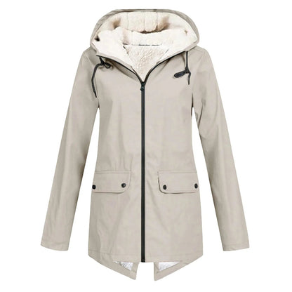 Wasserdichte Regenjacke für Damen | Kapuze, funktionales Design 6