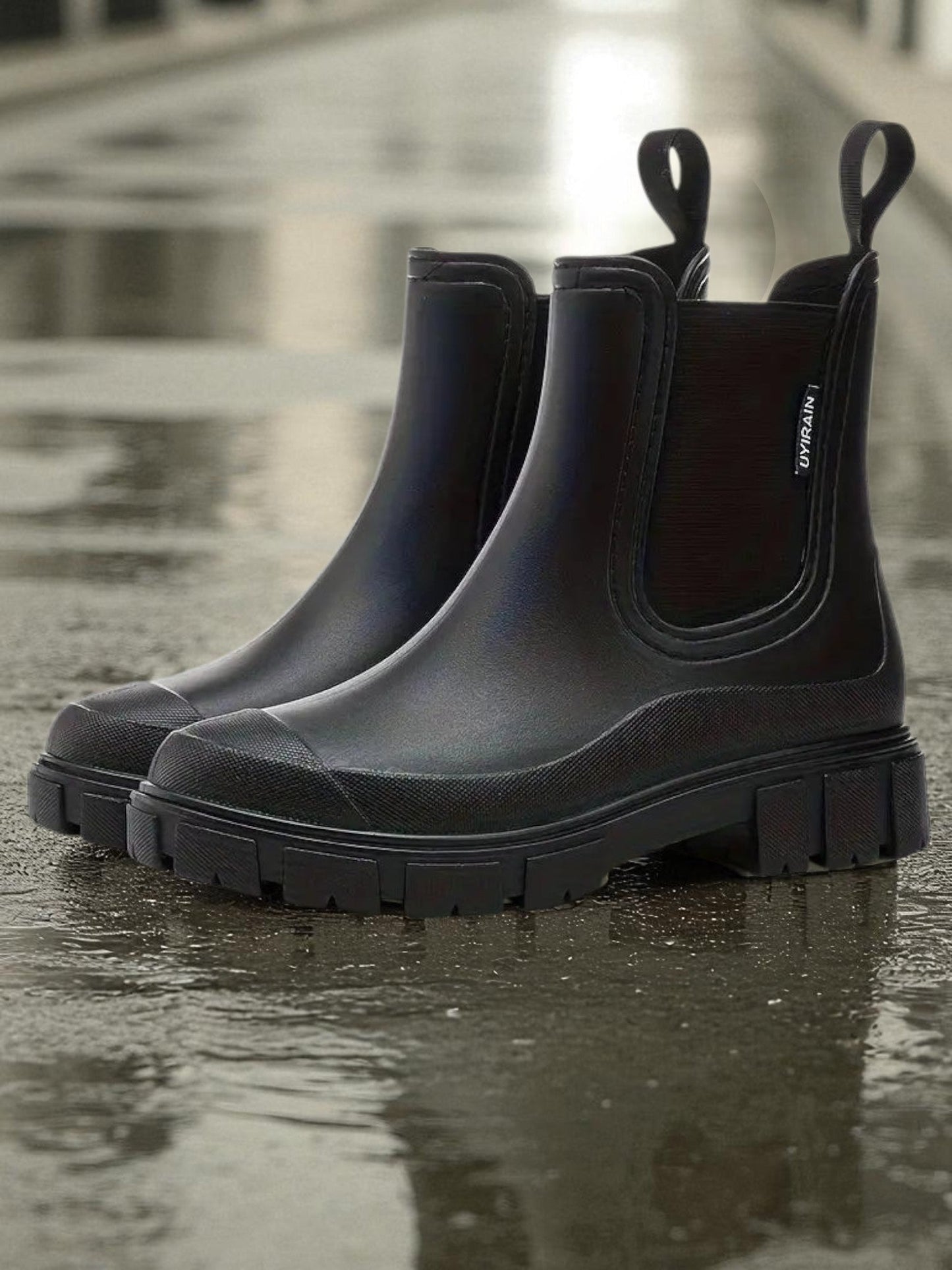 Wasserdichte Regenstiefel | Rutschfeste Sohle 4