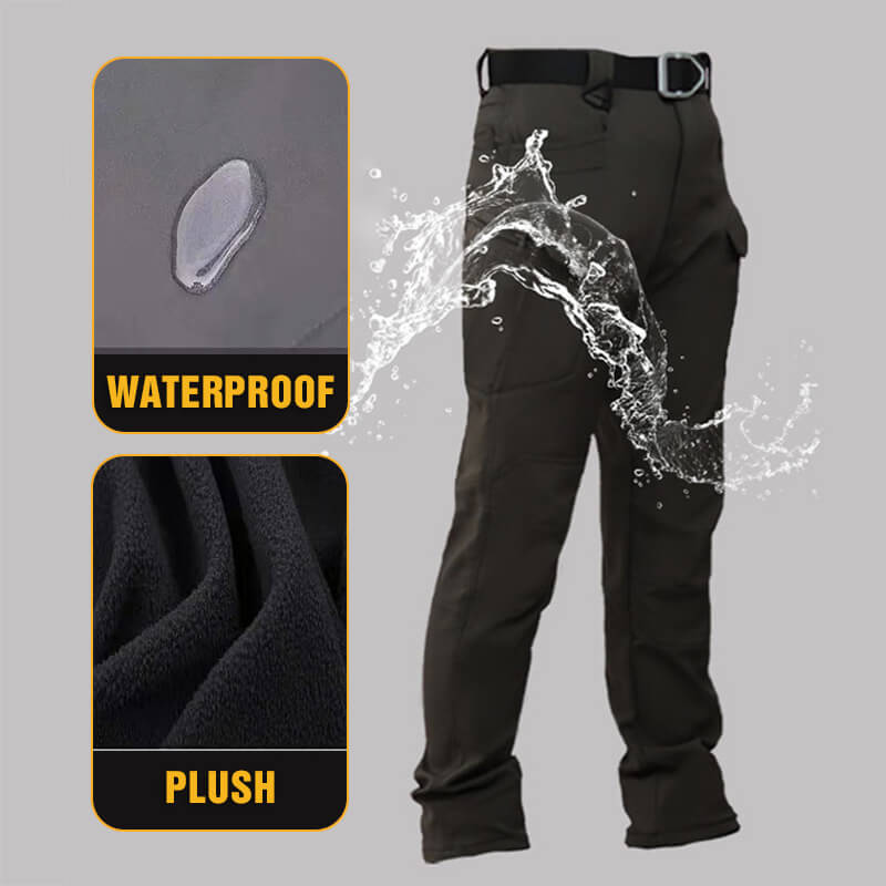 Wasserdichte Softshell-Winterhose für Herren 9