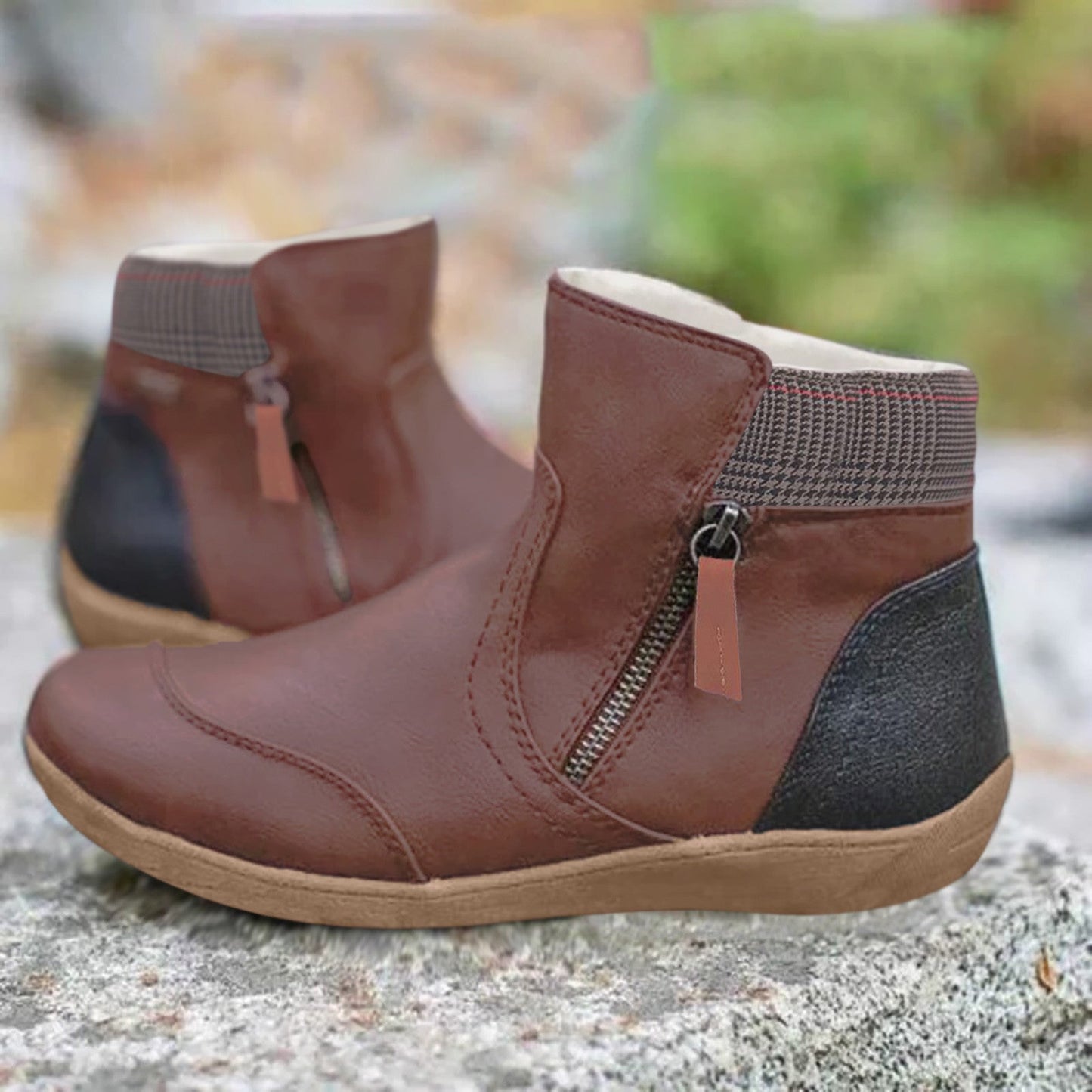 Wasserdichte Stiefel für Damen | Doppelreißverschluss 2