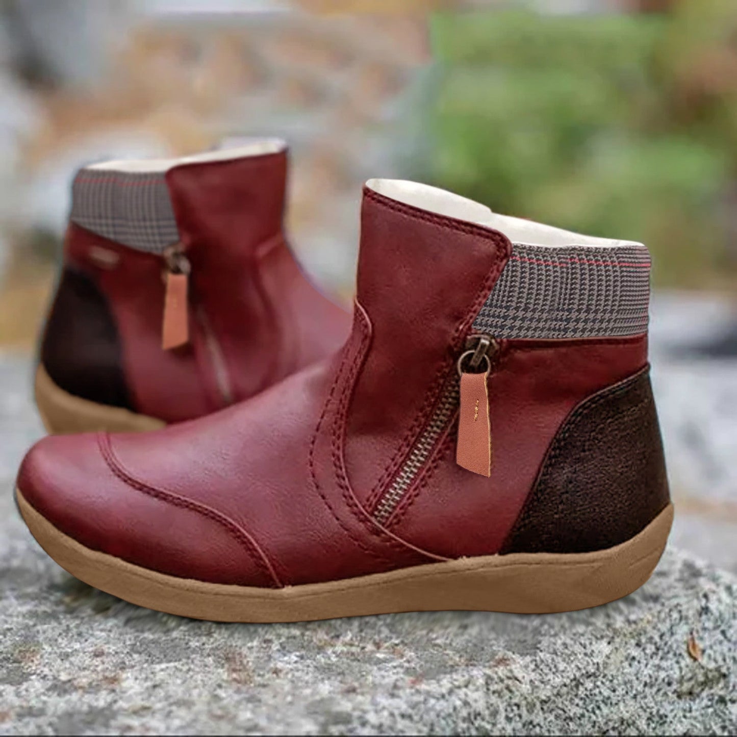 Wasserdichte Stiefel für Damen | Doppelreißverschluss 4