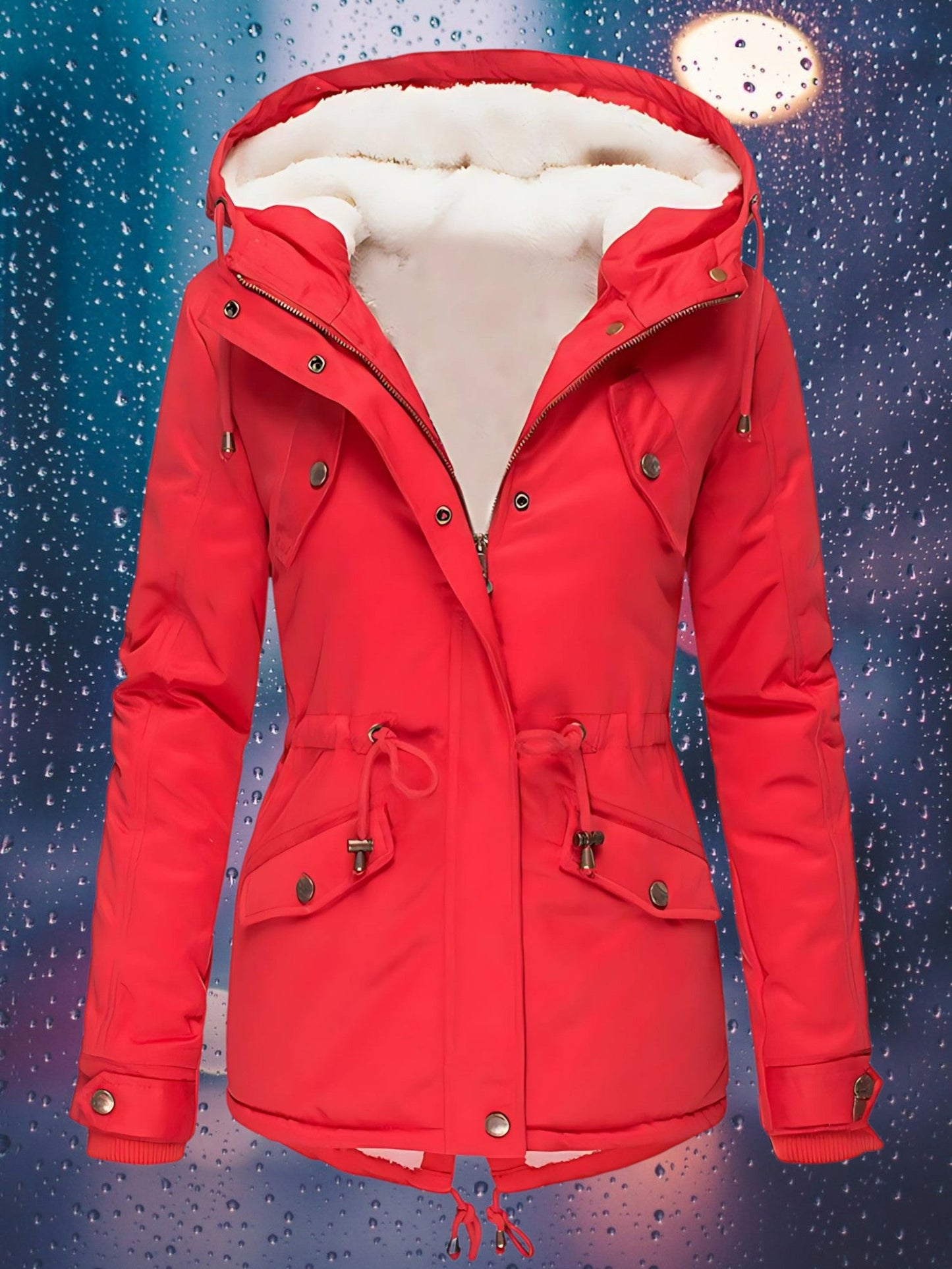 Wasserdichte Winterparkajacke | Abnehmbare Kapuze 1