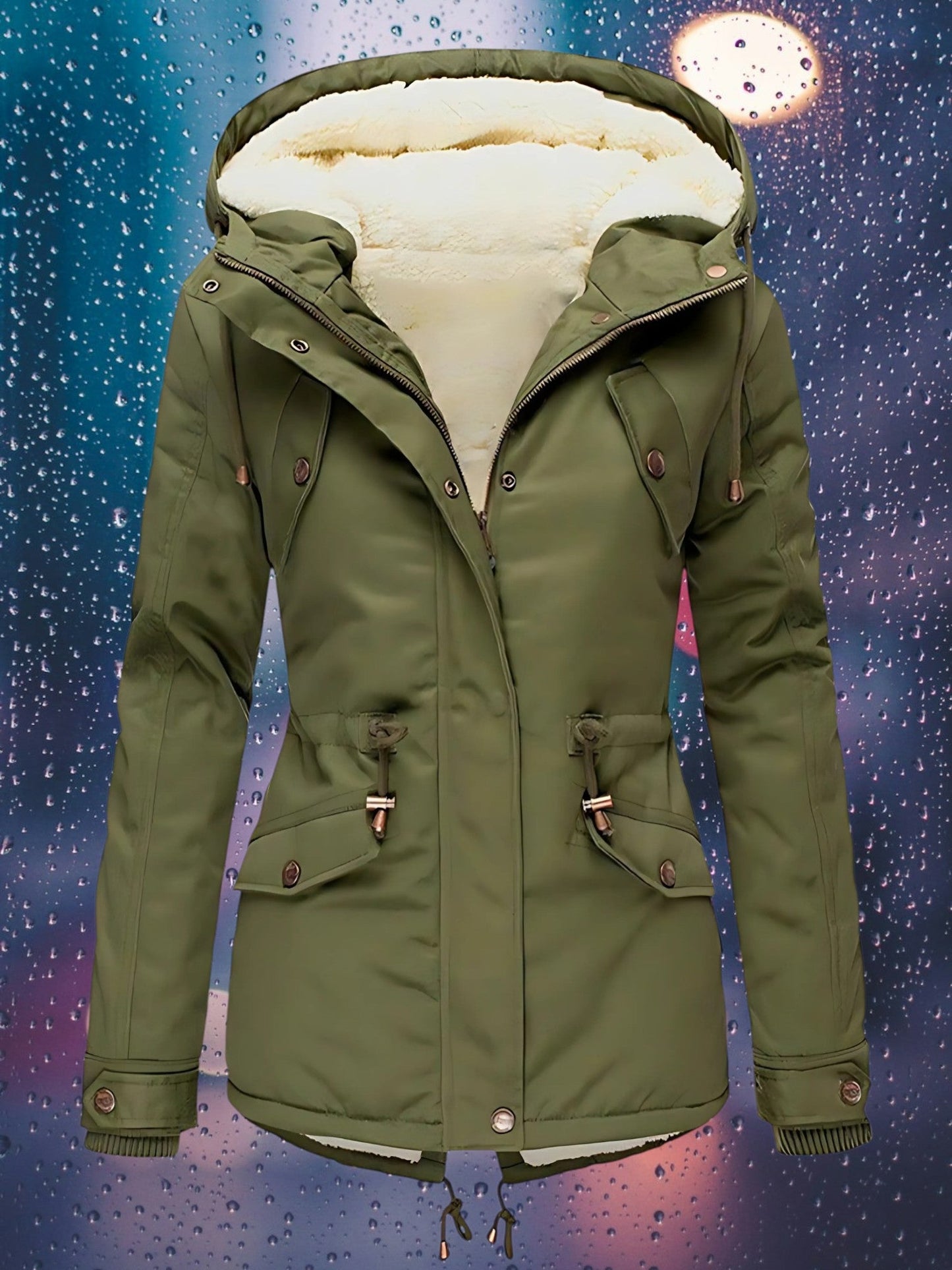 Wasserdichte Winterparkajacke | Abnehmbare Kapuze 2