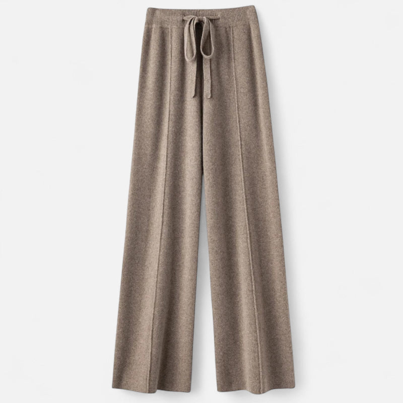Weit geschnittene Strickhose für Damen | Must-have für Herbst und Winter 2
