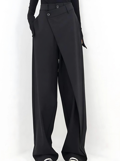 Weite Hose Damen, Asymmetrischer Schnitt | Lässig Elegant 1