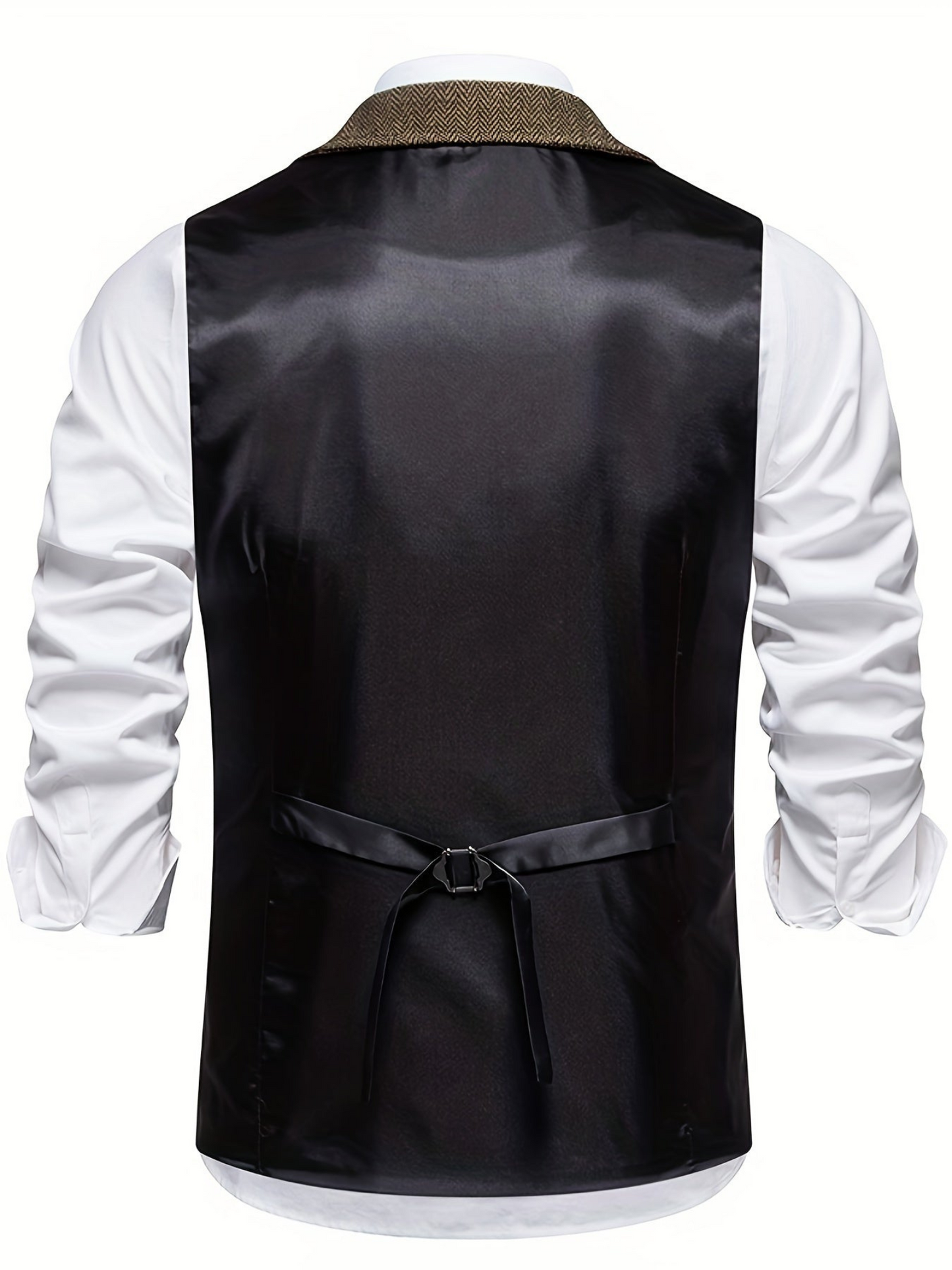 Weste für Herren, Fischgrätenmuster | Tailored Fit 5