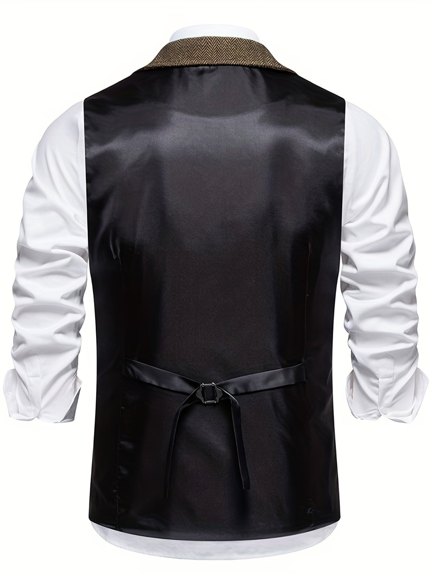 Weste für Herren, Fischgrätenmuster | Tailored Fit 5