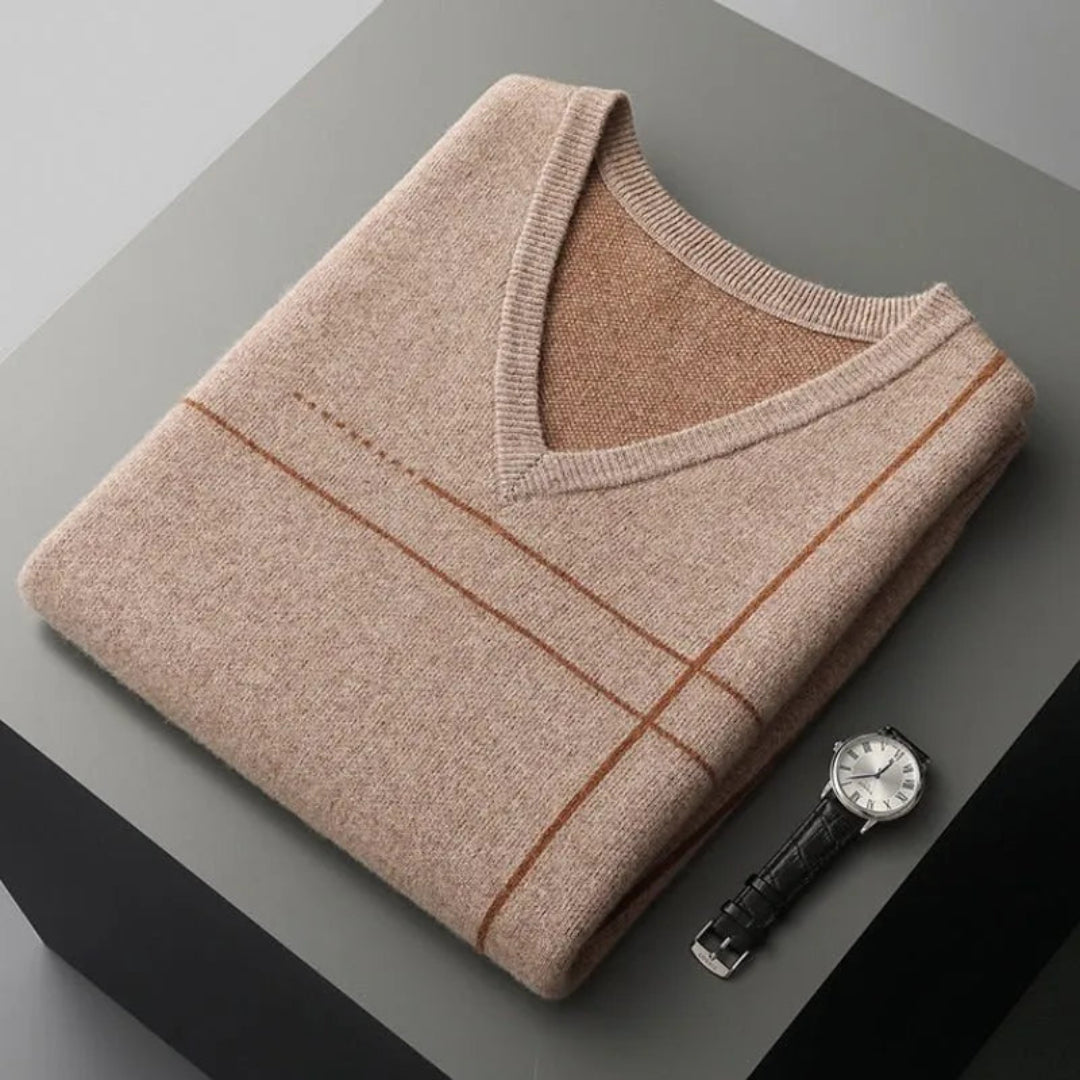 Weste für Herren, Wolle, Strukturiertes Detail | Normale Passform 1