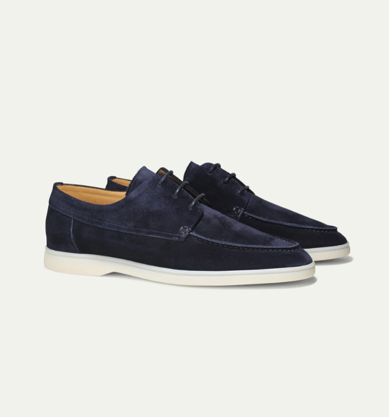 Wildleder Loafer Mit Spitze Für Männer 1