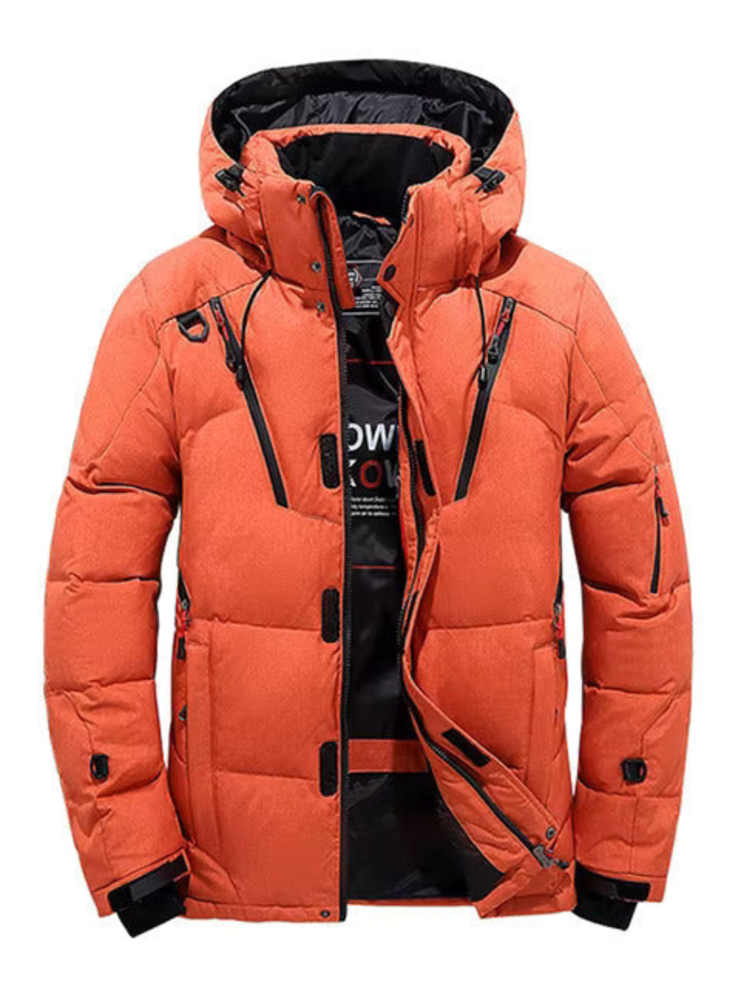 Winter-Daunenjacke für Herren | Gesteppt, mit Kapuze