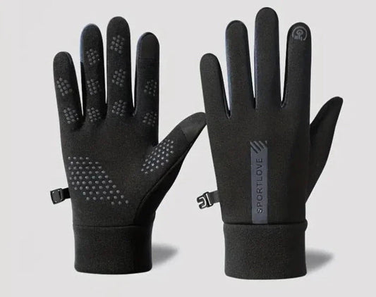 Winterhandschuhe für Damen und Herren | Mikro-Silikon-Griff, Touchscreen-Bedienung 0