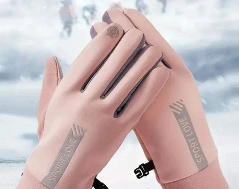 Winterhandschuhe für Damen und Herren | Mikro-Silikon-Griff, Touchscreen-Bedienung 3