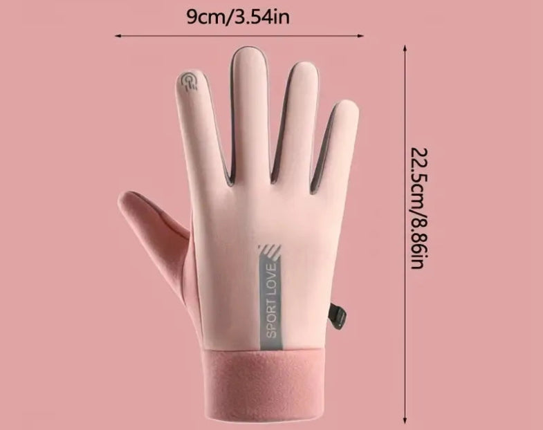 Winterhandschuhe für Damen und Herren | Mikro-Silikon-Griff, Touchscreen-Bedienung 4
