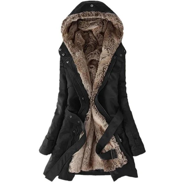 Winterjacke Damen | Kunstfellfutter | Elegante Passform