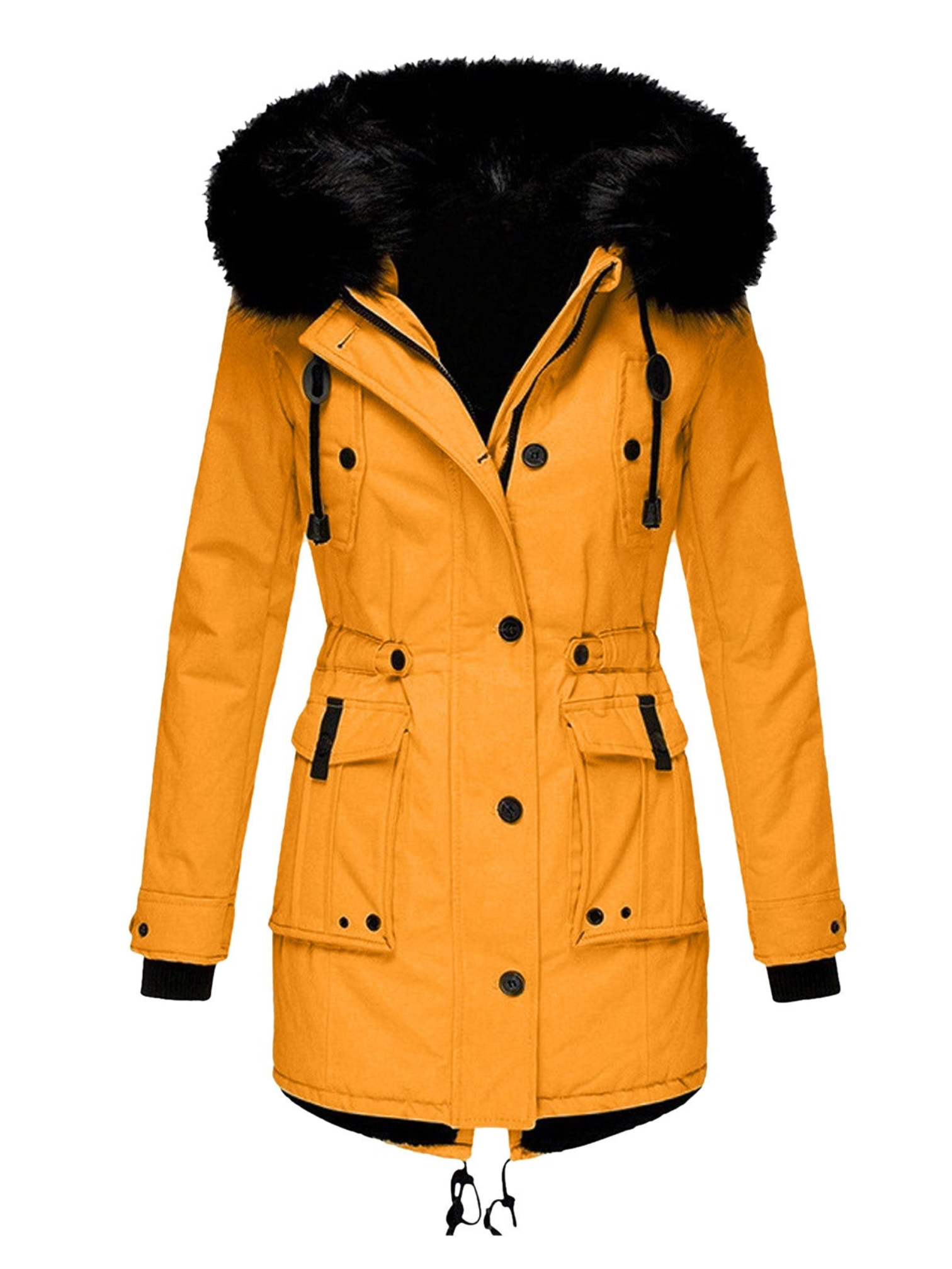 Winterjacke Damen | Parka mit Kapuze 0