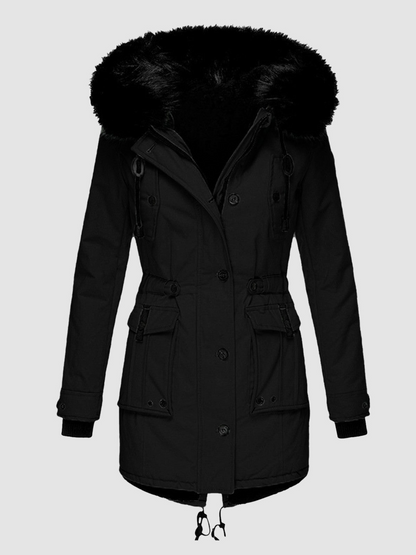 Winterjacke Damen | Parka mit Kapuze 1