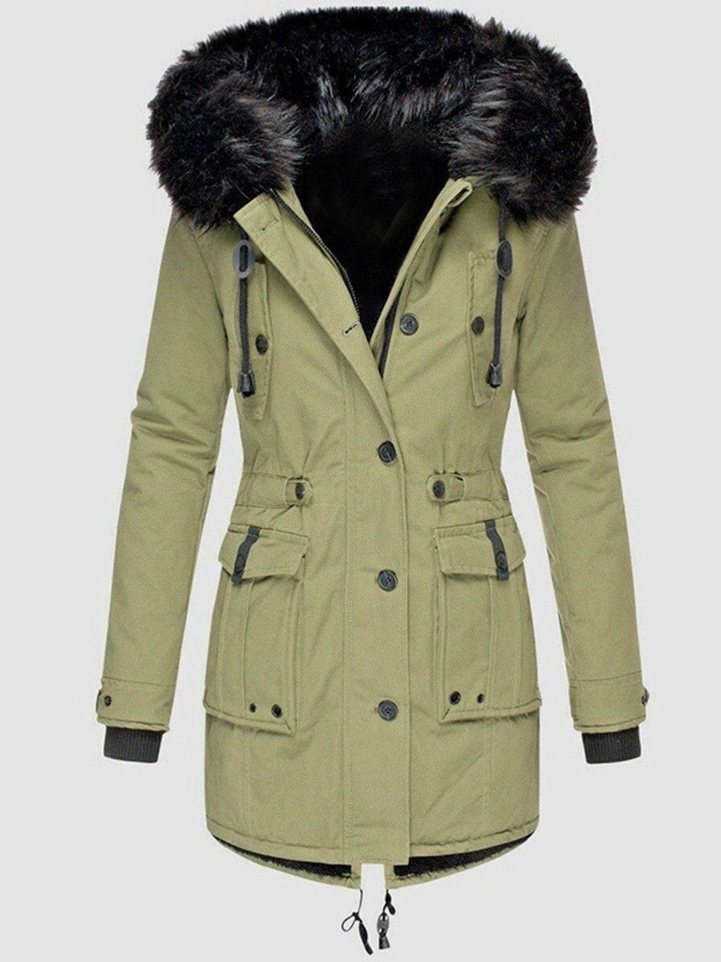 Winterjacke Damen | Parka mit Kapuze 3