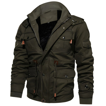 Winterjacke Herren | Kapuze, Fleecefutter 2