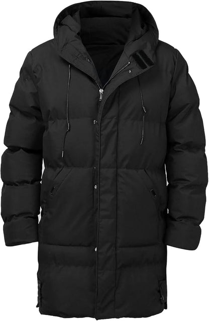 Winterjacke Herren, Gepolstert, Mit Kapuze | Halblang 1