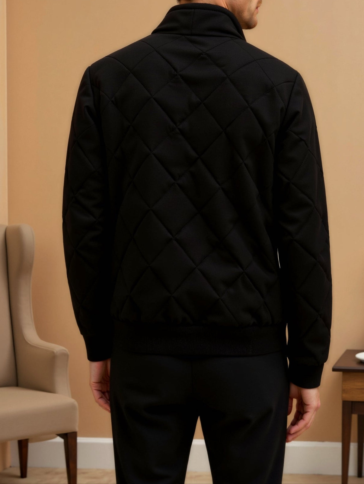 Winterjacke Herren, Gesteppte Struktur, Wasser-Resistant | Winter 4