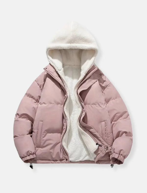 Winterjacke für Herren | Wattiert mit verstellbarer Kapuze | Winter