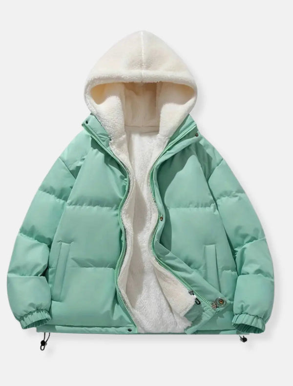 Winterjacke für Herren | Wattiert mit verstellbarer Kapuze | Winter
